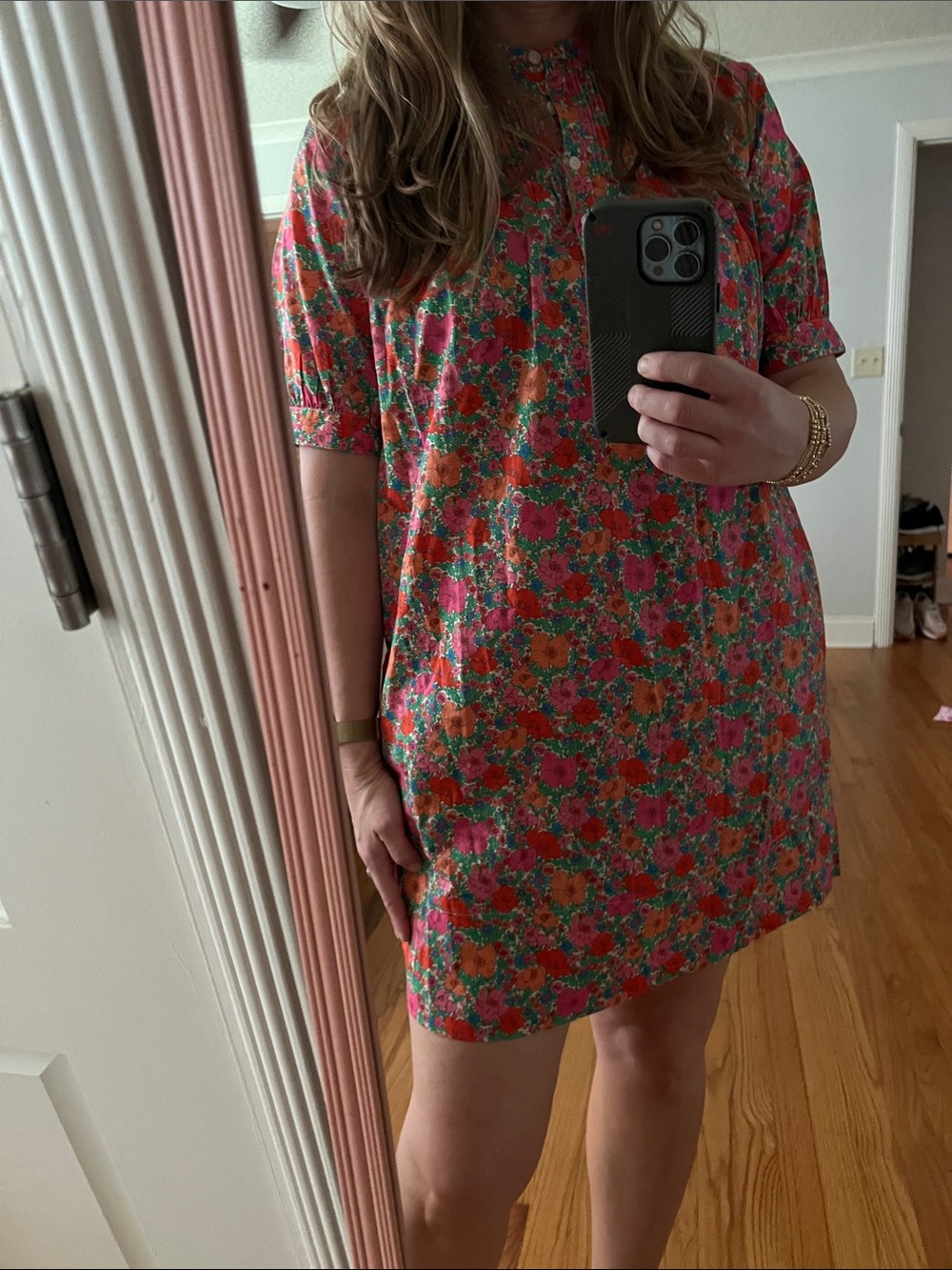 J. Crew X Liberty Meadow Song Mini Shirt Dress Size S